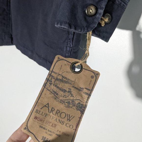 NWT Arrow Blue Jeans Co. Workwear Insulated Jacket Blue Size Small - Picture 3 of 7